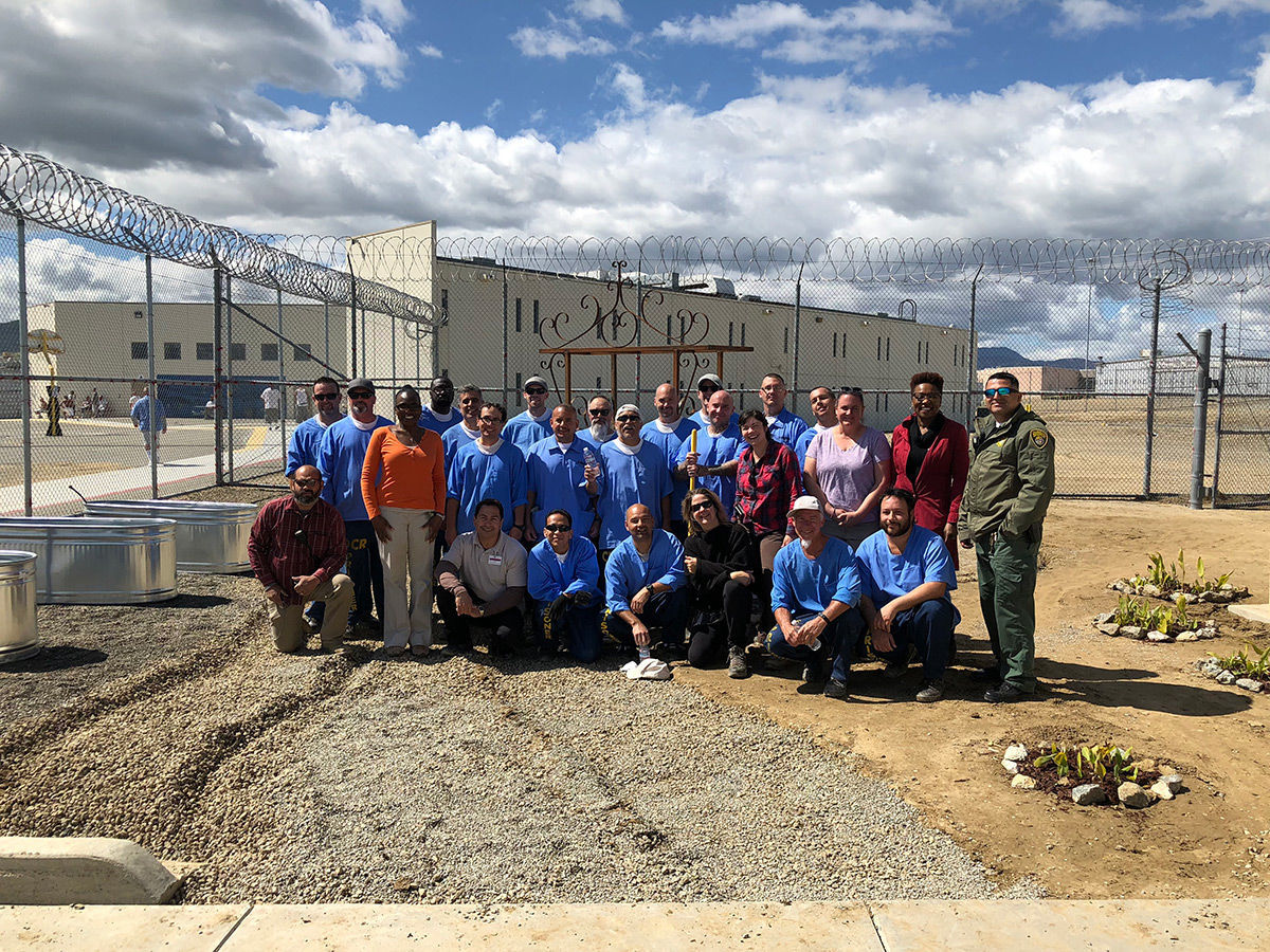 Avenal State Prison garden